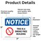 Signmission This Is A Smoke Free Building OSHA Notice Sign, Vinyl Decal, 7in W x 5in L, 2PK OS-2PACK-NS-D-57-L-16687 - alternate 2
